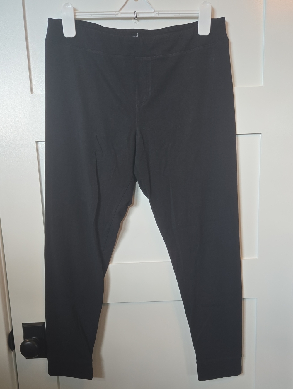 NIC+ZOE Womens Black Cotton Stretch Jogger Pants - XL